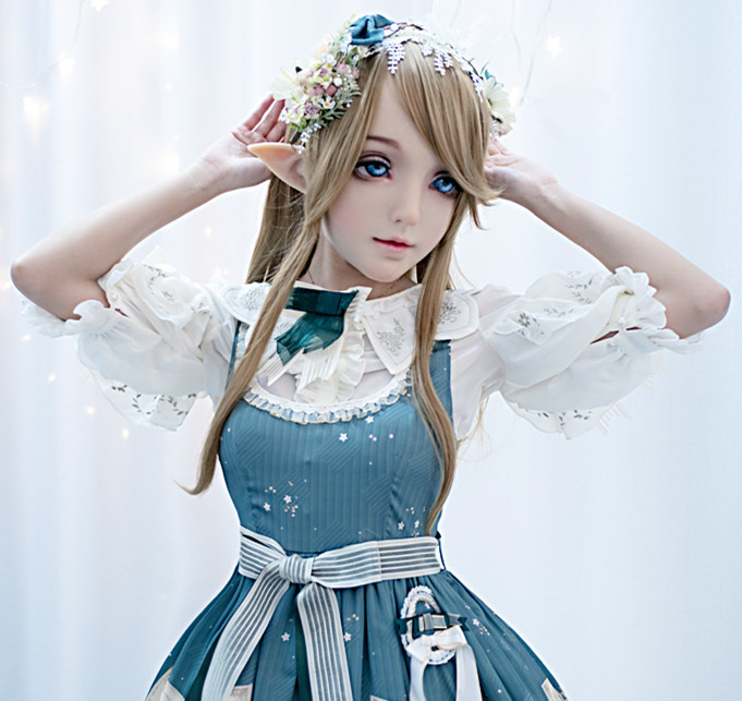 変装二次元 着ぐるみ 妖精 青瞳 医療用TPE製 コスプレ kigurumi 変装二次元 着ぐるみ 妖精 青瞳 医療用TPE製 コスプレ kigurumi