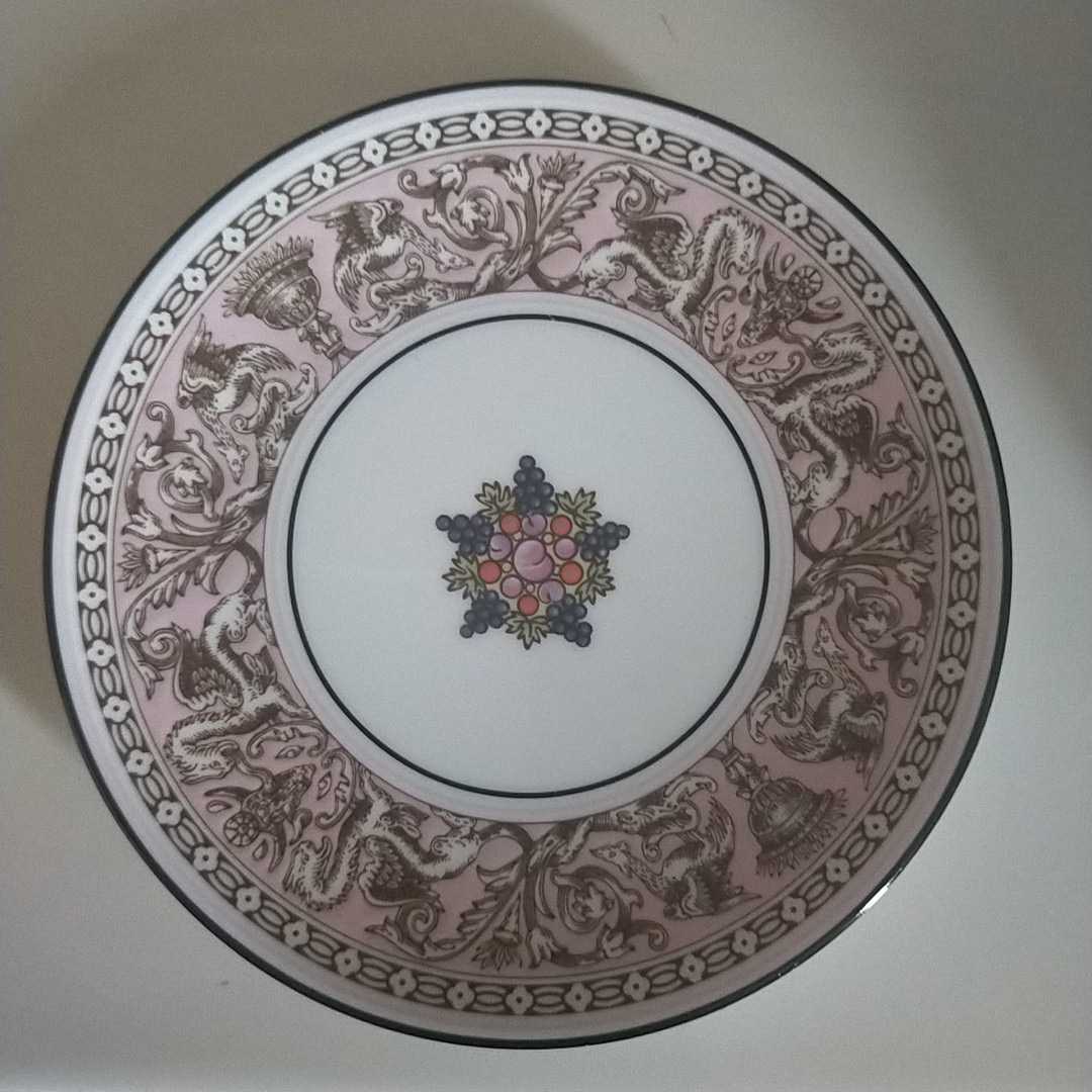 希少　ウェッジウッド WEDGWOOD フロレンティーン ピンク　小皿