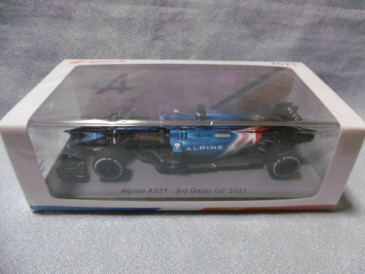 未開封新品 スパーク 1/43 Alpine A521 3rd Qatar GP 2021 #14 Fernando Alonso