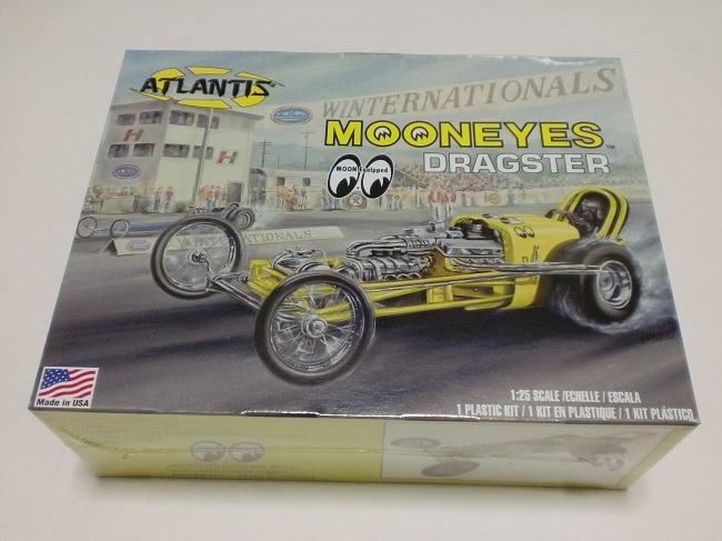 アトランティスモデル 1/25 ムーンアイズ ドラッグスター ドラッグレースカー Mooneyes Dragster ATLANTIS MODELS 1223_画像1