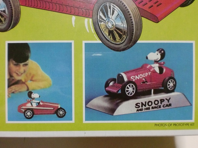 アトランティスモデル スヌーピー & 彼の クラシック レース カー Snoopy & His Race Car (Monogram) ATLANTIS MODELS 6894 復刻版_画像3