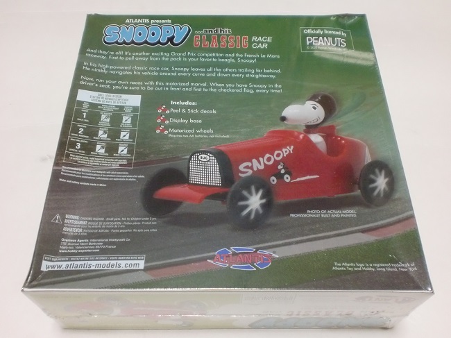 アトランティスモデル スヌーピー & 彼の クラシック レース カー Snoopy & His Race Car (Monogram) ATLANTIS MODELS 6894 復刻版_画像2