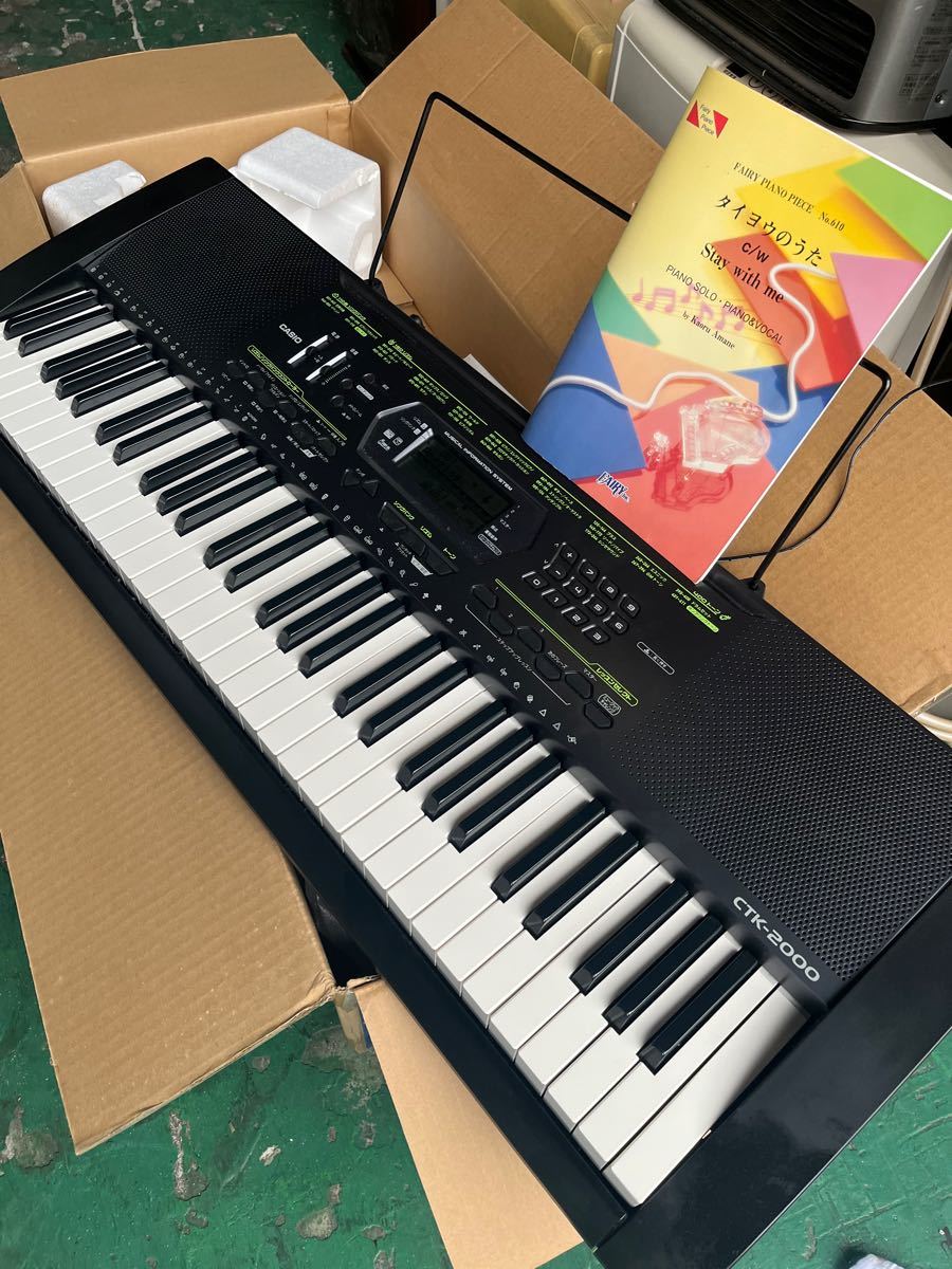 CASIO CTK-2000 電子 キーボード ピアノ カシオ CTK-2000 電子キーボード 61鍵盤 電子ピアノ|Yahoo