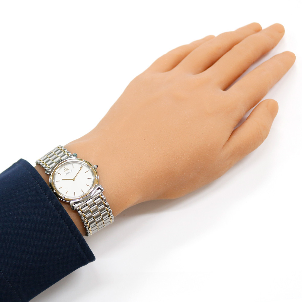 クレドール セイコー CREDOR SEIKO 腕時計 ステンレススチール 5A74