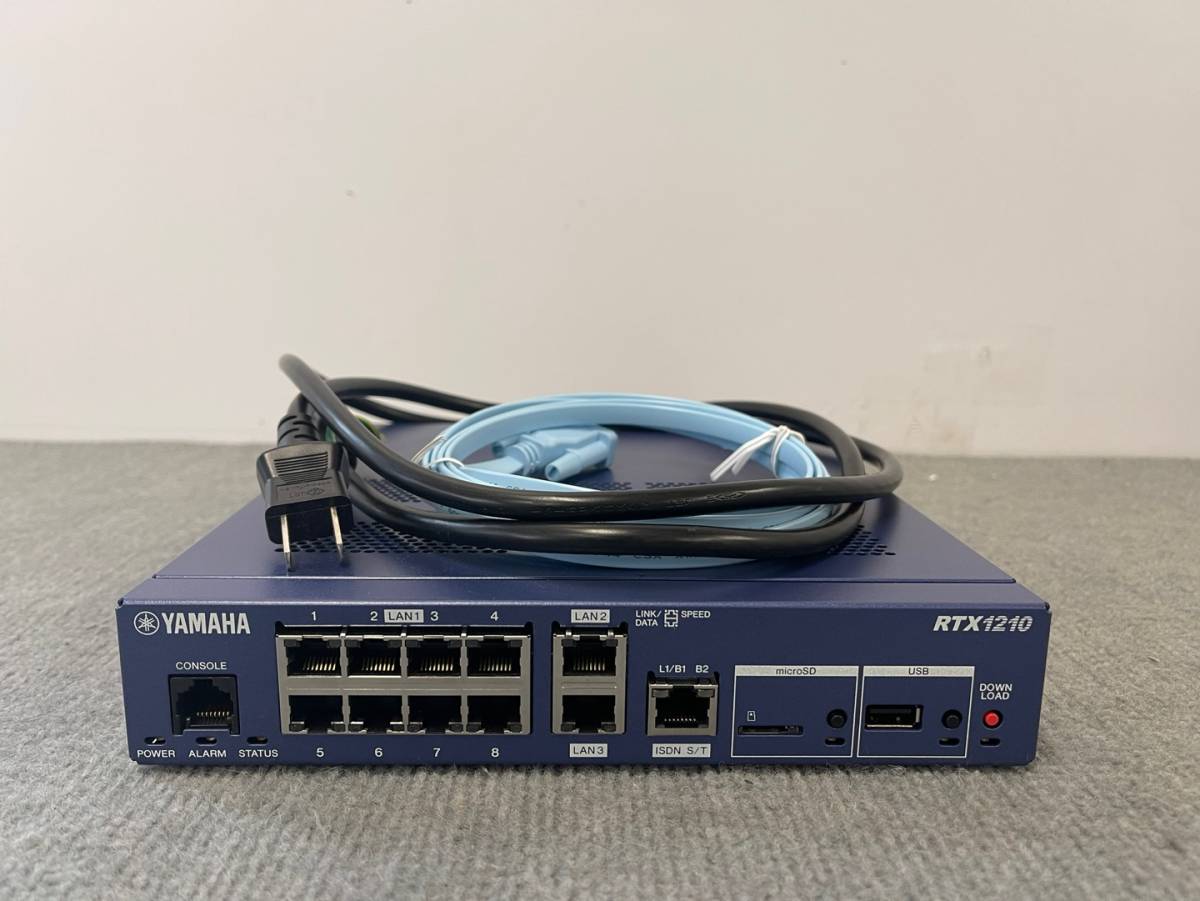 Yamaha ヤマハ RTX1210 ギガアクセスVPNルーター 14.01.16 初期化済み