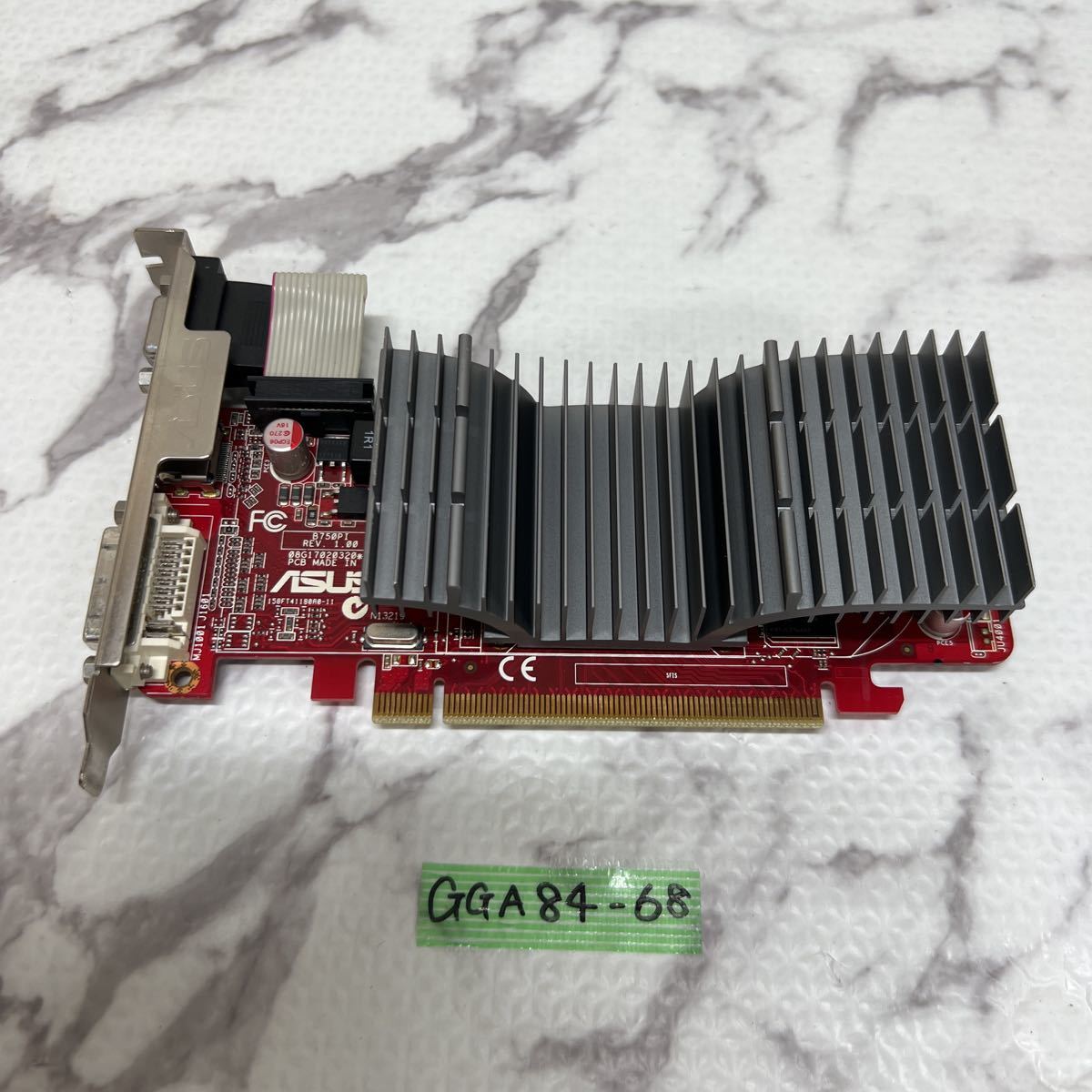 GGA84-68 激安 グラフィックボード ASUS RADEON HD4350 GDDR3 512GB 通電.ファン起動のみ確認済み 画像出力不可 ジャンク_画像1