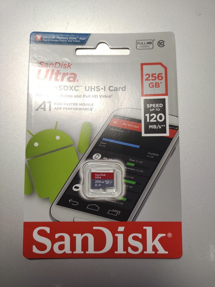 SanDisk microSDカード Ultra 256GB サンディスク マイクロSDカード 10