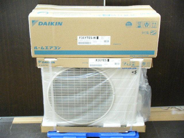 ダイキン ルームエアコン F36YTES-W 3.6kw ホワイト 約12畳用 室内機+