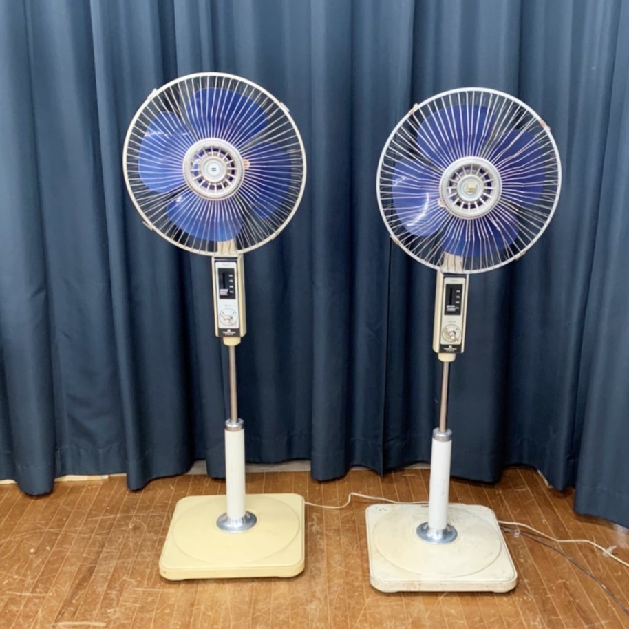 FG35aa) TOSHIBA 扇風機 S-35F21 大型 フロアスタンド型 昭和レトロ