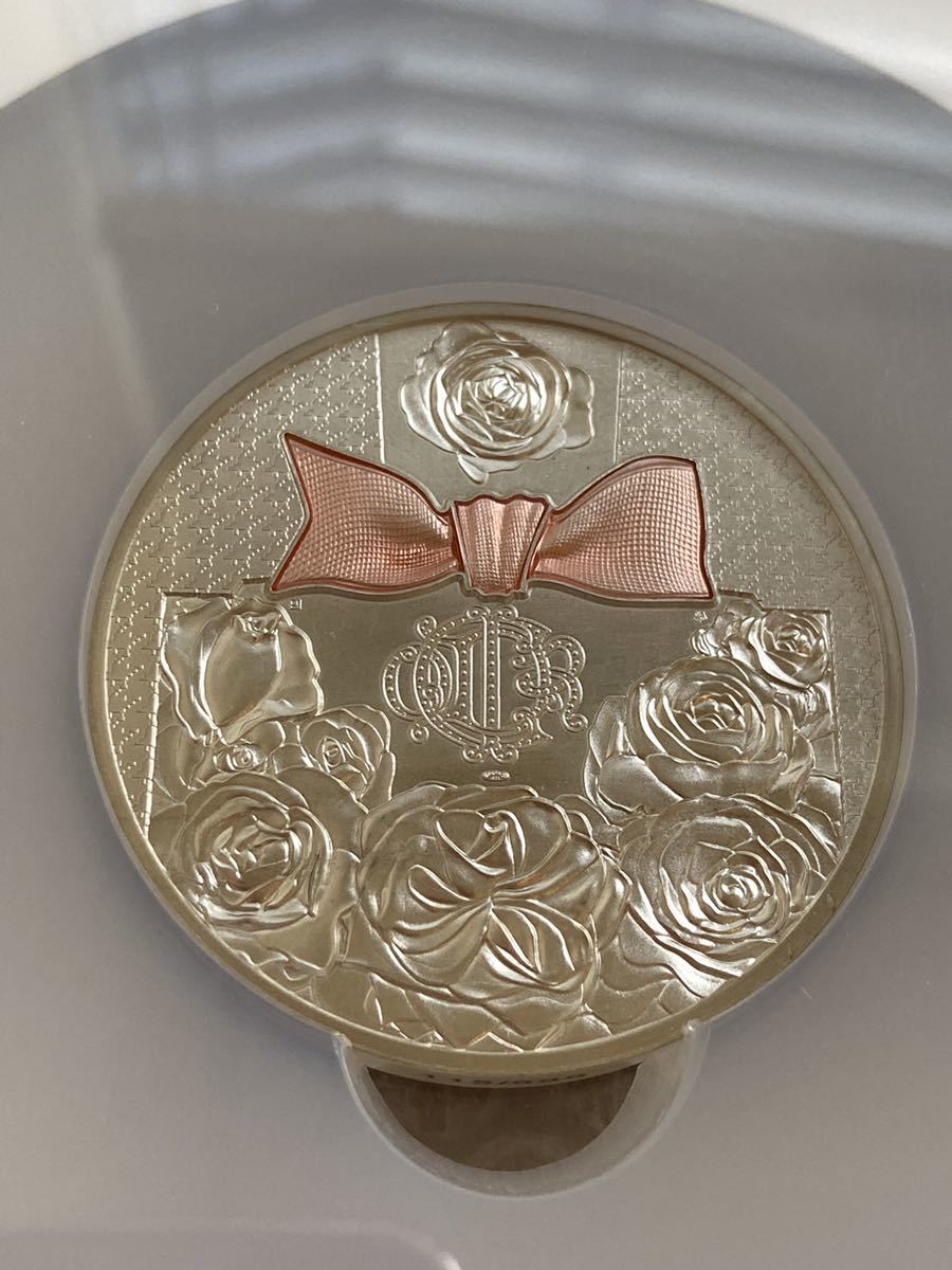 【世界で1枚のNGC鑑定MS70】Dior公式 ディオール ミスディオール シルバーメダル 銀 フランス造幣局 香水 ボトル ※銀貨・コインではない