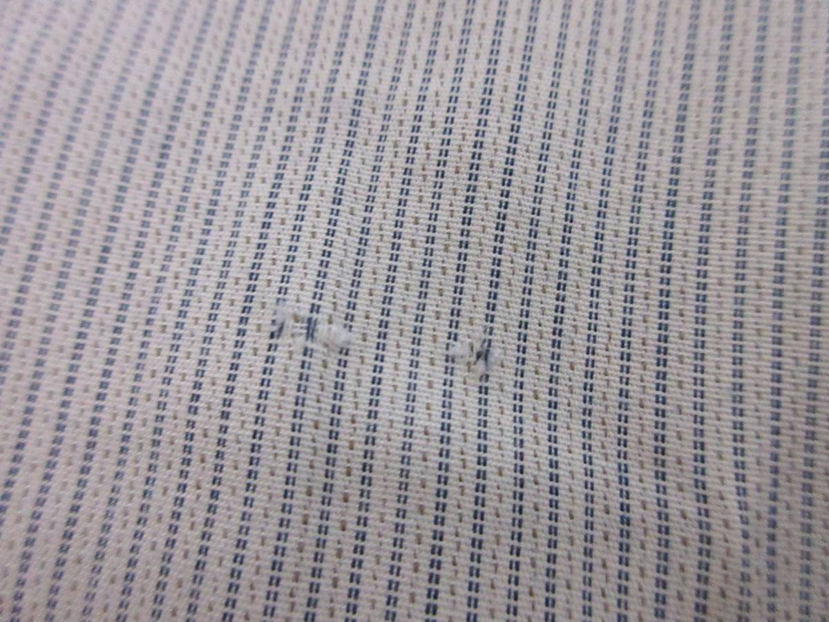  Donna Karan New York рубашка длинный рукав полоса мужской 15 1/3 R Vintage yg1079