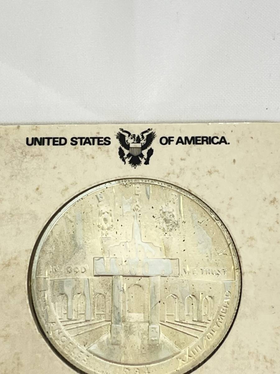 現状品 1983年 ロサンゼルスオリンピック 記念銀貨 1ドル銀貨 記念