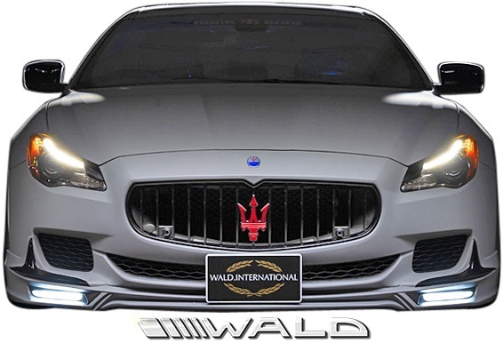 【M's】Maserati マセラティ クアトロポルテ (2013y-2017y) WALD EXECUTIVE LINE フロントスポイラー／／未塗装 ヴァルド バルド エアロ_画像5