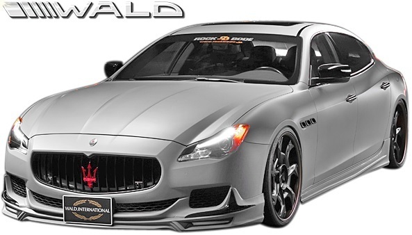 【M's】Maserati マセラティ クアトロポルテ (2013y-2017y) WALD EXECUTIVE LINE フロントスポイラー／／未塗装 ヴァルド バルド エアロ_画像3