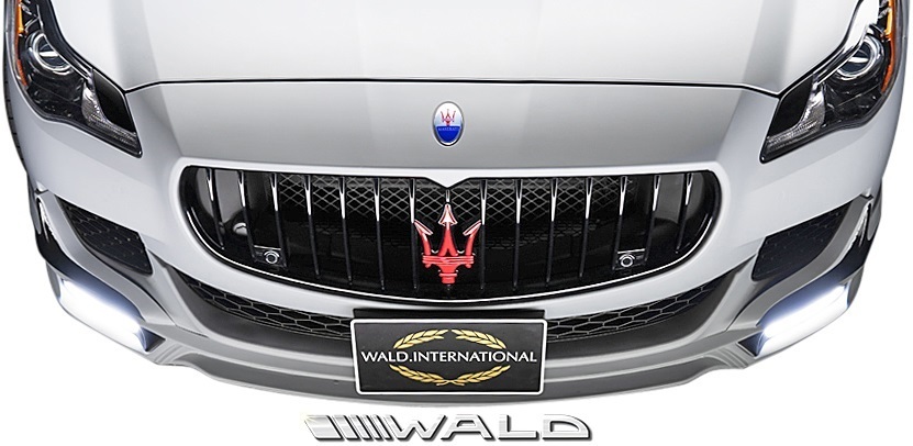 【M's】Maserati マセラティ クアトロポルテ (2013y-2017y) WALD EXECUTIVE LINE フロントスポイラー／／未塗装 ヴァルド バルド エアロ_画像1