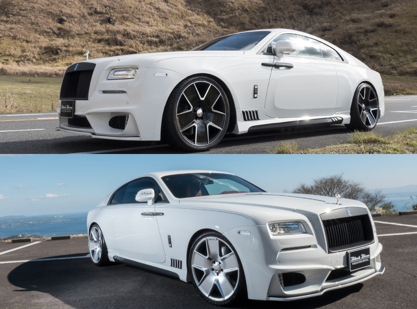 【M's】Rolls Royce WRAITH (2013y-) WALD Black Bison リアスカート／／CARBON+FRP製 カーボン ヴァルド バルド エアロ 2ドアクーペ_画像8