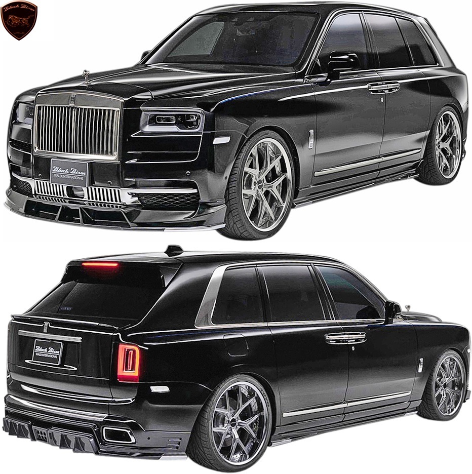 【M’s】Rolls Royce Cullinan (2018y-) WALD BLACK BISON EDITION エアロキット 3点 ／／ ABS 未塗装 ヴァルド バルド カスタム エアロ_画像2