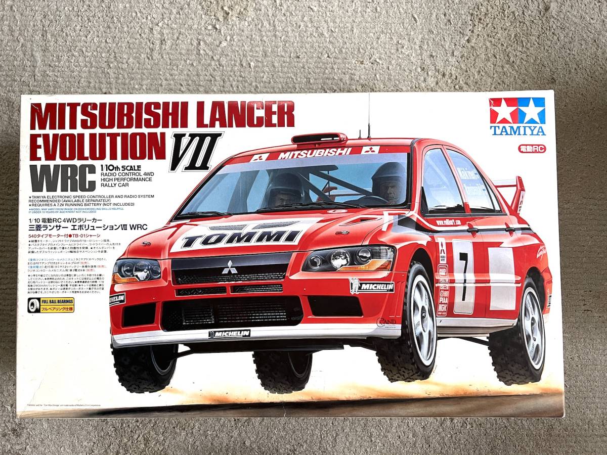 ☆タミヤ 1/10 電動RC4WDラリーカー 三菱ランサー エボリューションⅦ