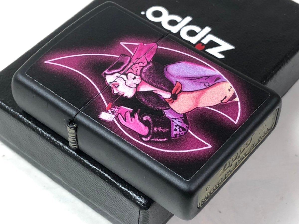 Zippo Windy GLOW ウィンディー ガール/VARGA GIRL 炎 Fire（バルガガール） USA加工 48139 新品_画像3