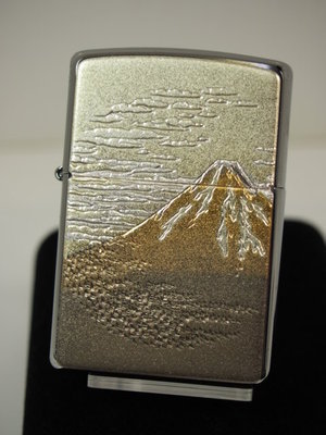 Zippo電鋳板 富士山（伝統和柄）フジ 世界遺産#200新品_画像1