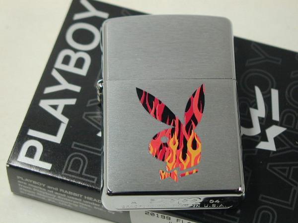 2004年製 Zippo Playboy Bunny/Flaming Rabbit Head(綺麗)#20199 新品