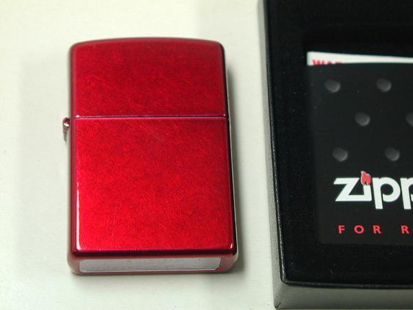 純正Zippo Candy Apple Red（赤）アップルレッド 新品#21063_画像1