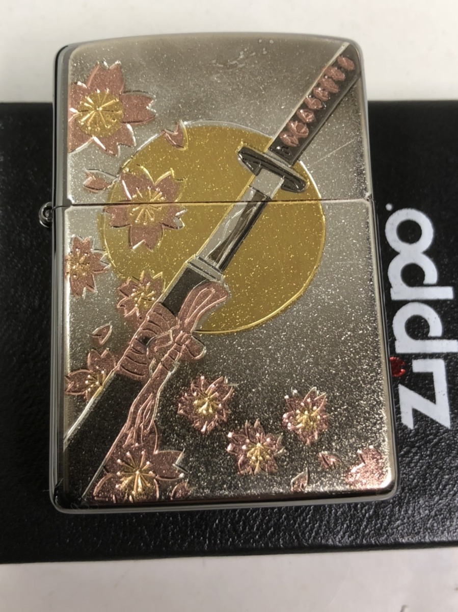 Zippo 電鋳板 刀（200FBデンチュウバン/かたな ） 刀剣 /新品_画像1