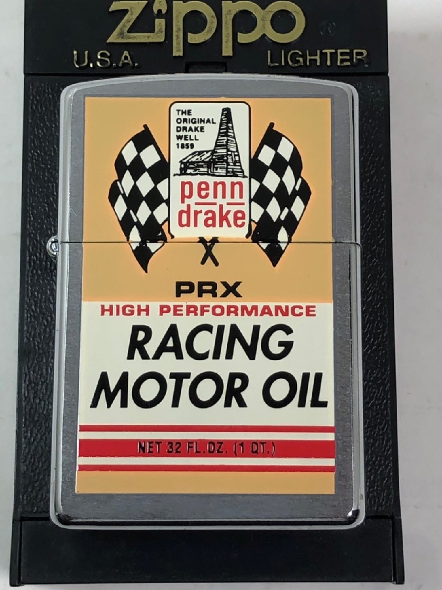 2000年 Zippo Penn drake Motor Oil モーターオイル広告★企業/新品/専用BOX_画像2