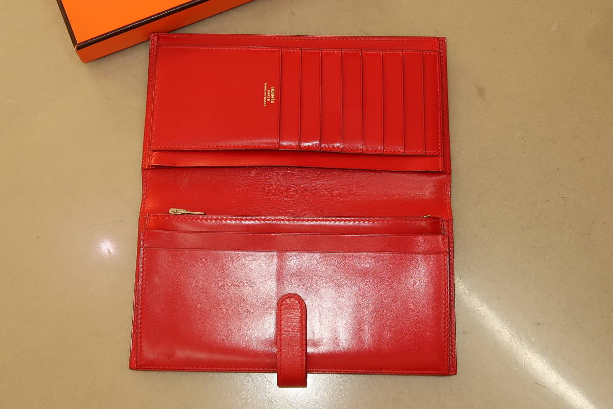 □□エルメス HERMES 長財布 ソミュールディアンヌ □A刻印