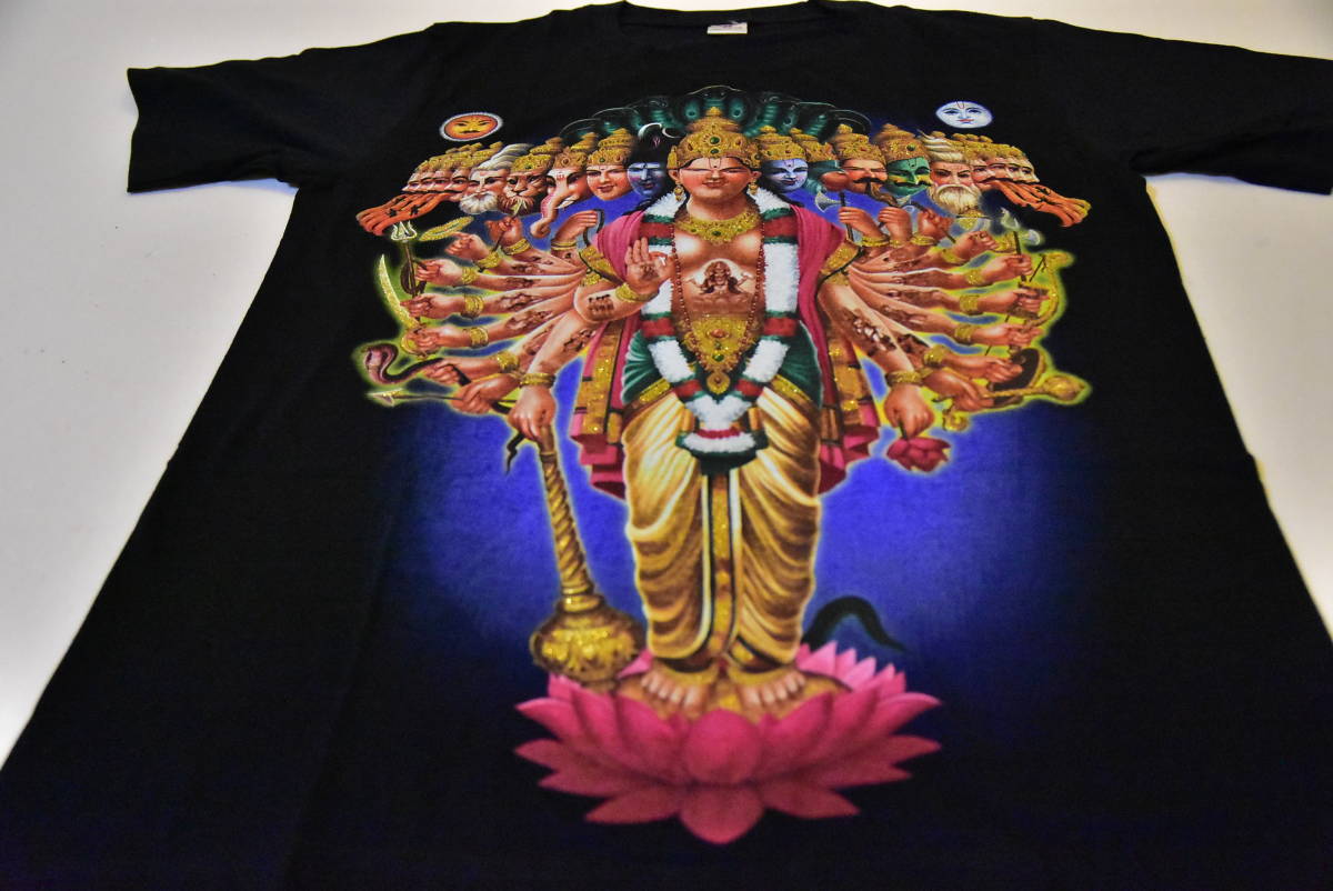 ◆神様・仏様Tシャツ　ヒンドゥー教の神様　ヴィシュヌ◆新品◆在庫サイズM・XL_画像2