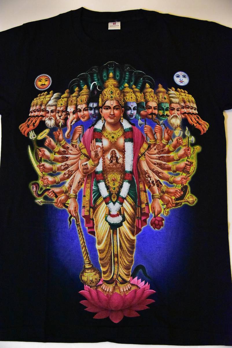 ◆神様・仏様Tシャツ　ヒンドゥー教の神様　ヴィシュヌ◆新品◆在庫サイズM・XL_画像1