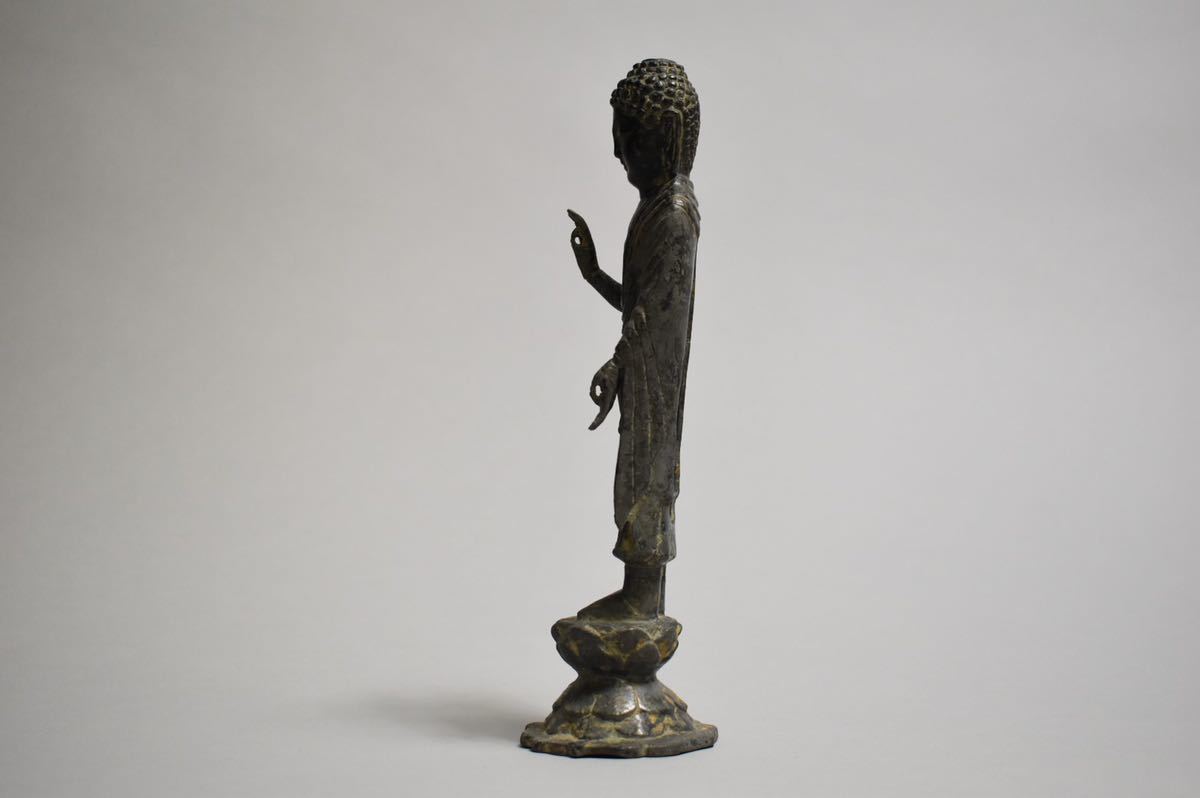 Yahoo!オークション - 【英】1295 時代 新羅銅仏像 仏教美術 中国美術