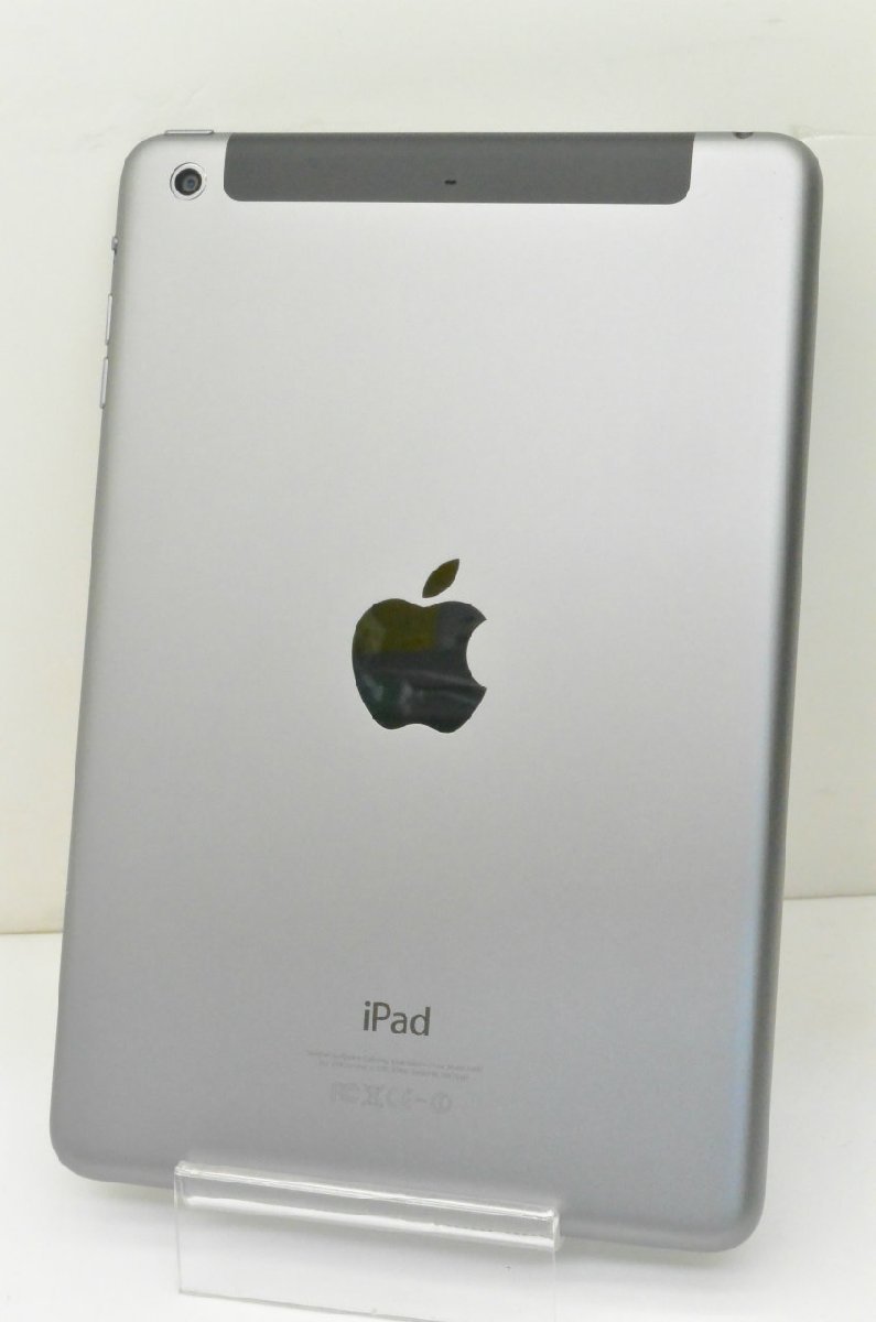 白ロム au SIMロックあり Apple iPad mini2 Wi-Fi+Cellular 16GB iPadOS12.5.5 スペースグレイ ME800JA/A 初期化済 【m013767】_画像2