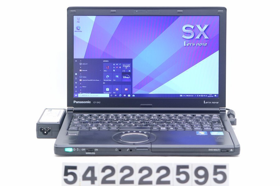 再再販！ i7 Core CF-SX2KECDP Panasonic 3520M 【542222595】 ACエラー 2.9GHz/16GB/256GB(SSD)/Multi/12.1W/WXGA++(1600x900)/Win10 12インチ～