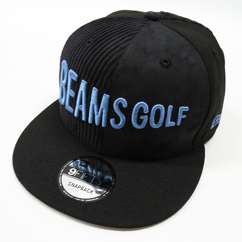即決】【新品】BEAMS GOLF ビームスゴルフ ×NEW ERA キャップ ブラック