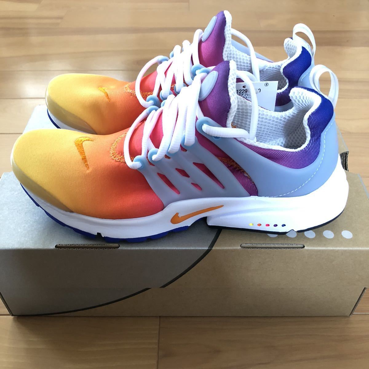 NIKE AIR PRESTO ナイキ エアプレスト スニーカー シューズ レインボー Sサイズ 6~8 25~27cm 国内正規品 新品未使用 20周年記念 日本限定_画像1