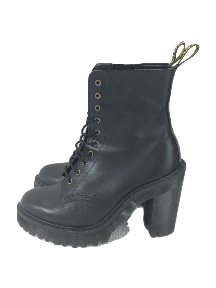 Dr.Martens◇KENDRA/10ホールブーツ/レースアップブーツ/UK5/BLK