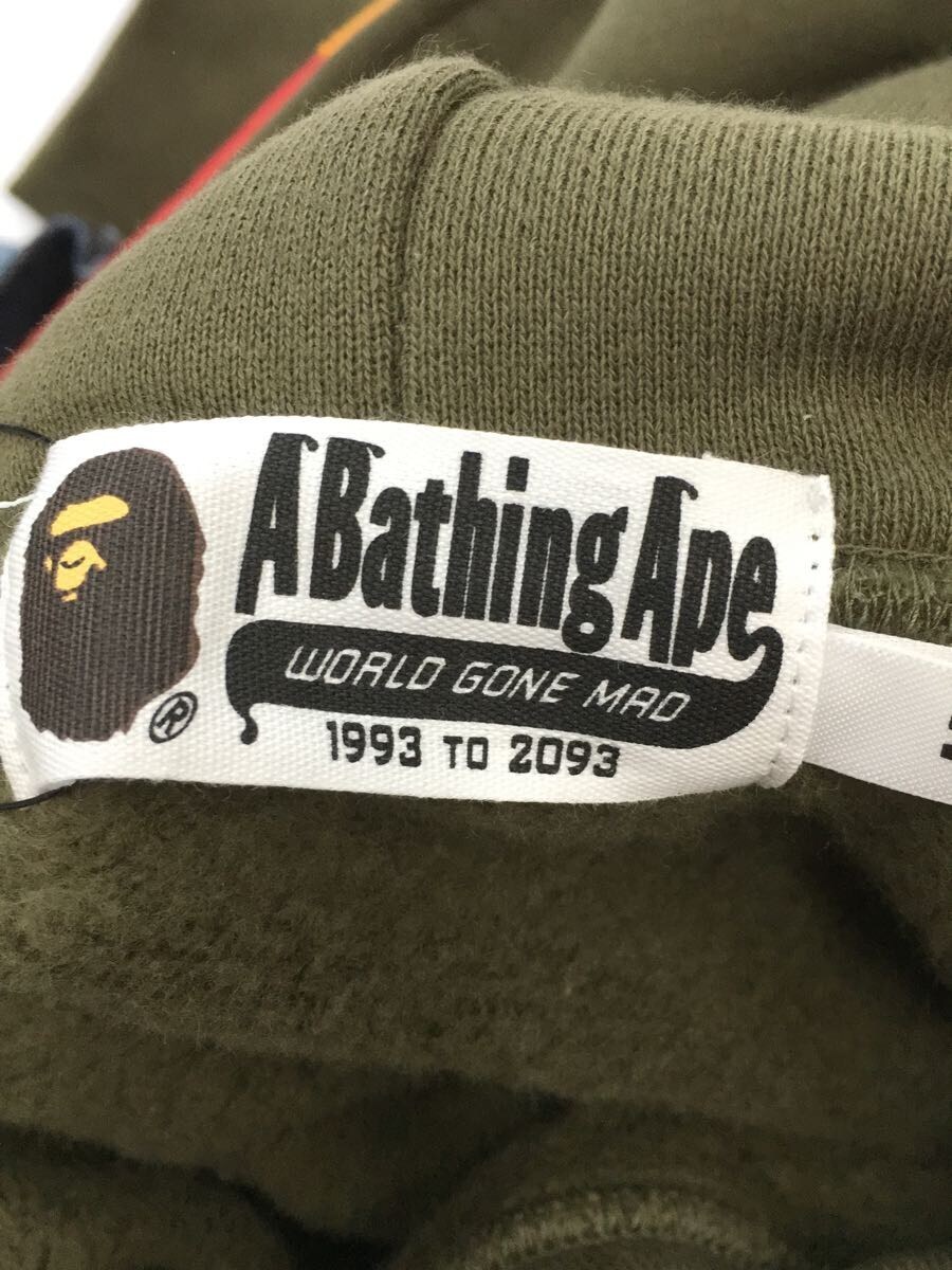 A BATHING APE◇001PPG801010X/シャークパーカー/M/コットン/KHK ...