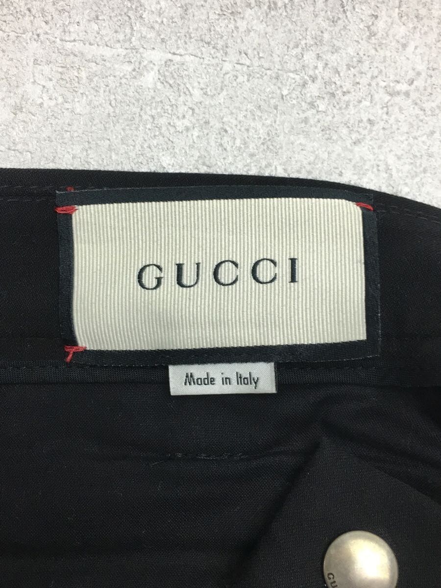 GUCCI◇サイドラインギャバジンストレッチロングパンツ/495695 Z7576