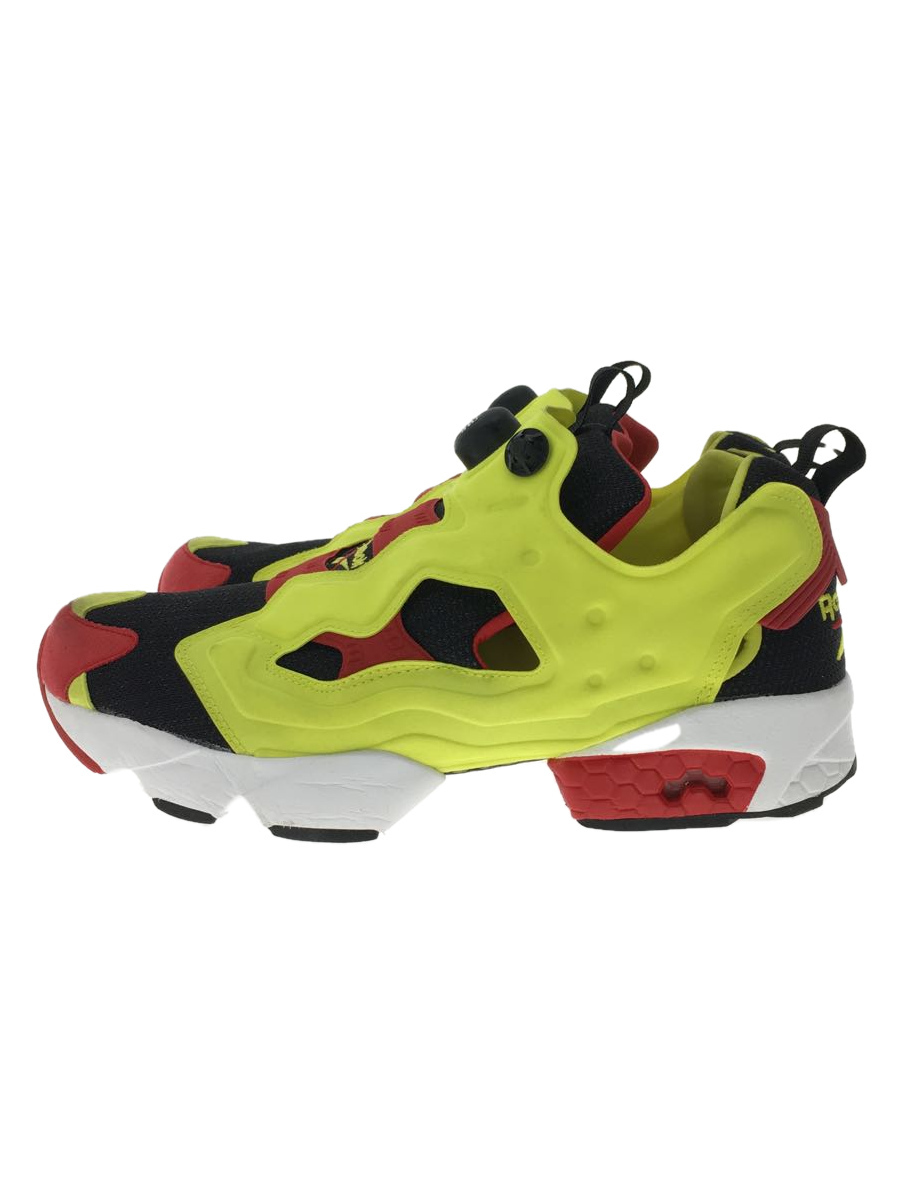 Reebok◆INSTAPUMP FURY/V47514/ローカットスニーカー/28.5cm/YLW/