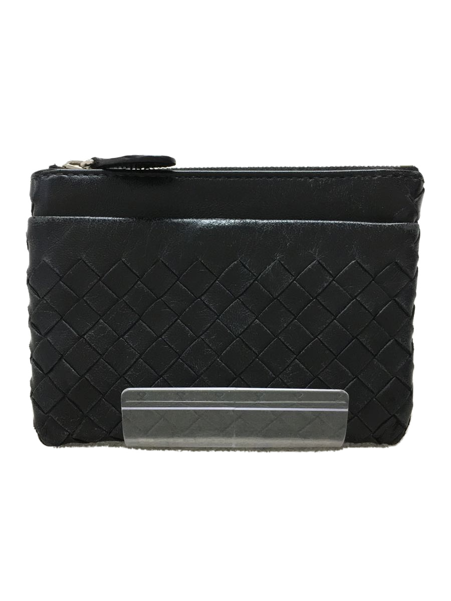 BOTTEGA VENETA◇キーリング付きコインケース/レザー/BLK holdmeback.com