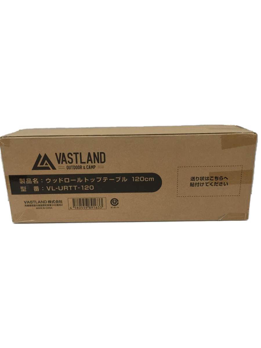 VASTLAND/ウッドロールトップテーブル/未使用品/VL-URTT-120