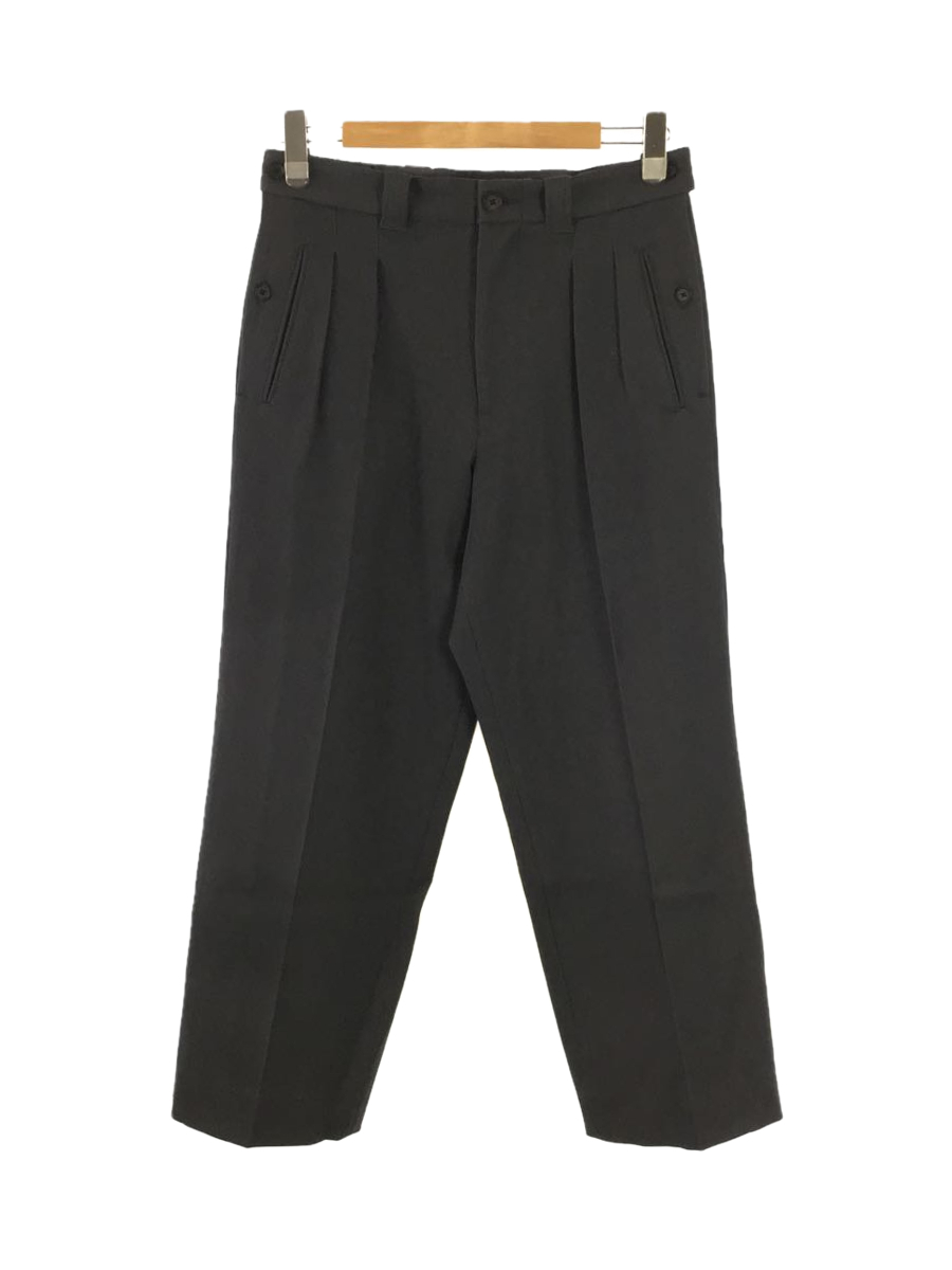 YOKE◇21AW/2TUCK WIDE GURKHA TROUSERS/ボトム/3/ウール/GRY www