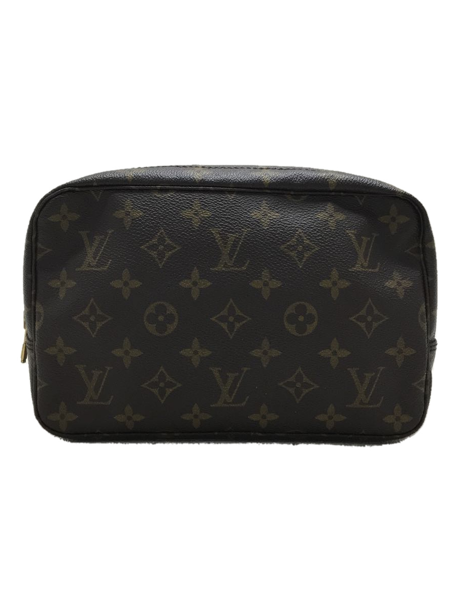 LOUIS VUITTON◇トゥルーストワレット_モノグラムキャンバス/PVC/BRW