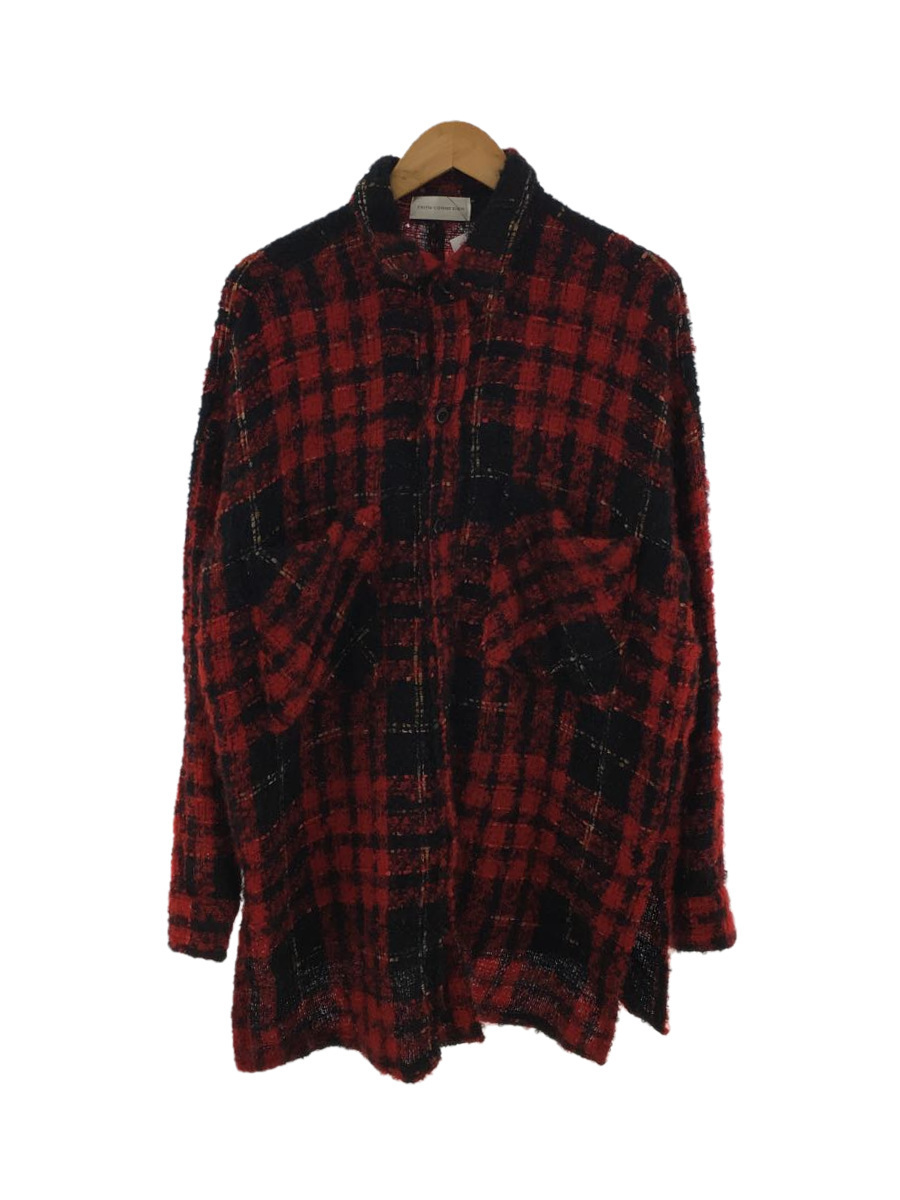 Faith Connexion◇17AW/TWEED OVERSIZE SHIRT/モヘアシャツ/長袖シャツ