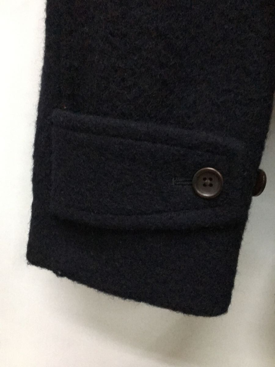 BLURHMS◇BLURHMS/ジャケット/O/ウール/NVY/無地/WOOL MELTON ZIP