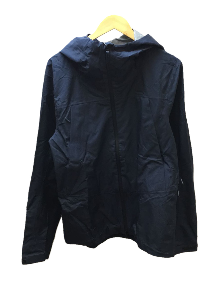 DESCENTE ALLTERAIN◆ACTIVE SHELL JACKET マウンテンパーカ/O/ナイロン/NVY/DAMPGC32