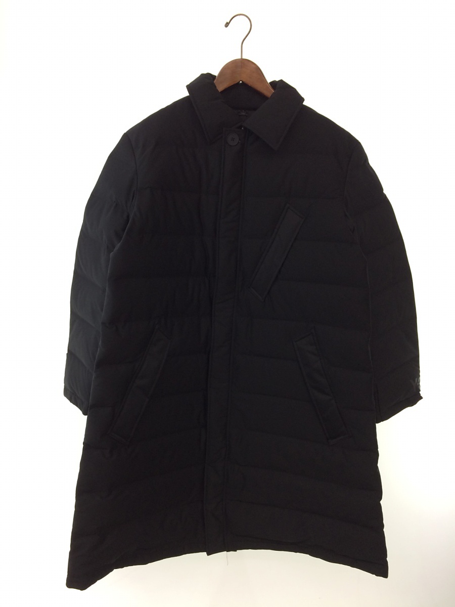 Y-3◇タグ付/M DWN MCTSH JKT/ダウンジャケット/S/ポリエステル/BLK