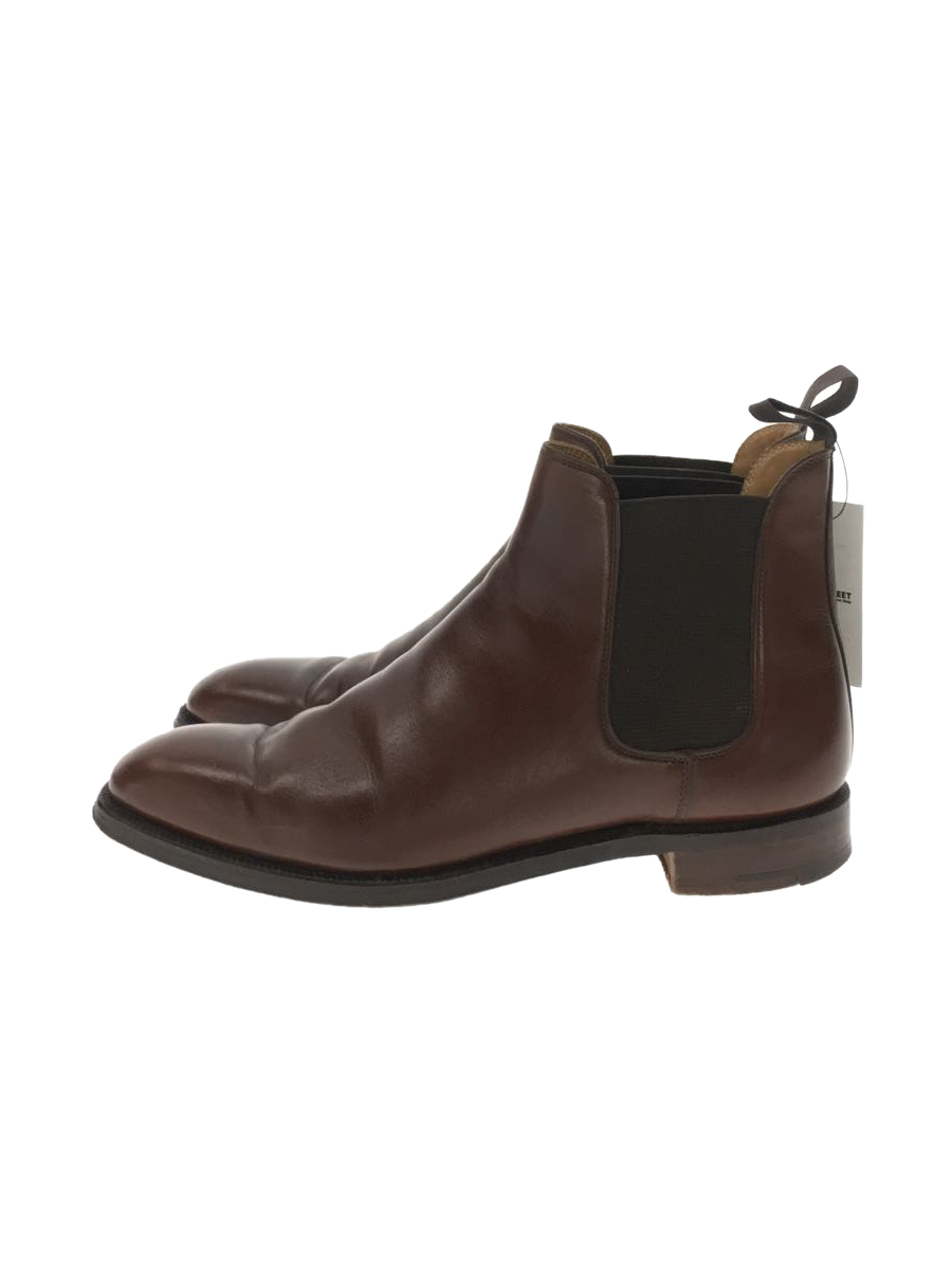 CROCKETT&JONES◇CHELSEA/サイドゴアブーツ/UK6.5/BRW/レザー spz.hr