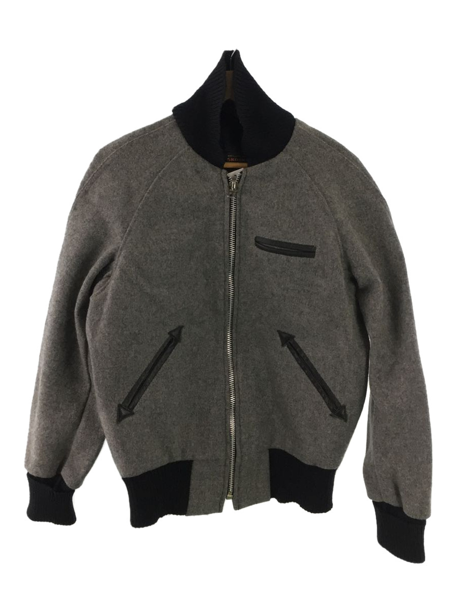 SKOOKUM◇スタジャン/38/ウール/GRY www.gastech.com.tr